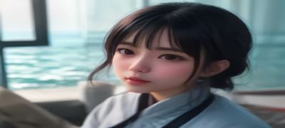 洪尚秀导演风格图：导演在咖啡馆内与演员交谈，自然光线，日常场景，极简构图体现其创作风格